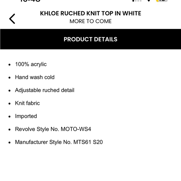 Revolve Knit Top - Picture 5 of 8